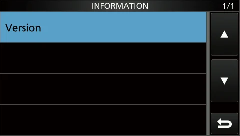 图 15-1 INFORMATION 屏幕